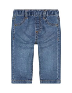 Jeans skinny con strass da...