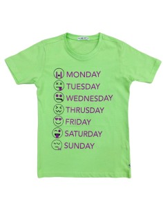 T-shirt estiva bambina Week...