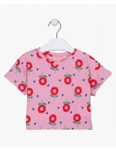T-shirt estiva fiori - Losan