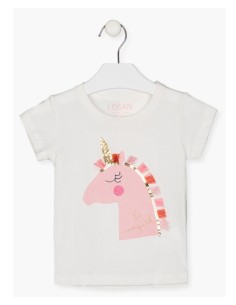 T-shirt unicorno bambina -...